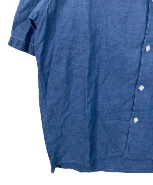 COMOLI（コモリ）COMOLI (コモリ) オープンカラーシャツ ブルー サイズ:1の古着・服飾アイテム