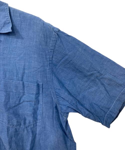 COMOLI（コモリ）COMOLI (コモリ) オープンカラーシャツ ブルー サイズ:1の古着・服飾アイテム