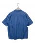 COMOLI (コモリ) オープンカラーシャツ ブルー サイズ:1：7000円