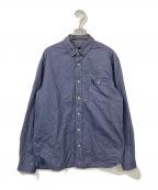 FRED PERRYフレッドペリー）の古着「長袖シャツ」｜ブルー