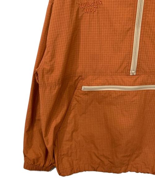 what's up（ワッツアップ）what's up (ワッツアップ) アノラックパーカー オレンジ サイズ:Mの古着・服飾アイテム
