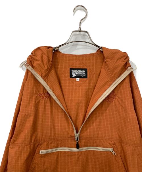 what's up（ワッツアップ）what's up (ワッツアップ) アノラックパーカー オレンジ サイズ:Mの古着・服飾アイテム