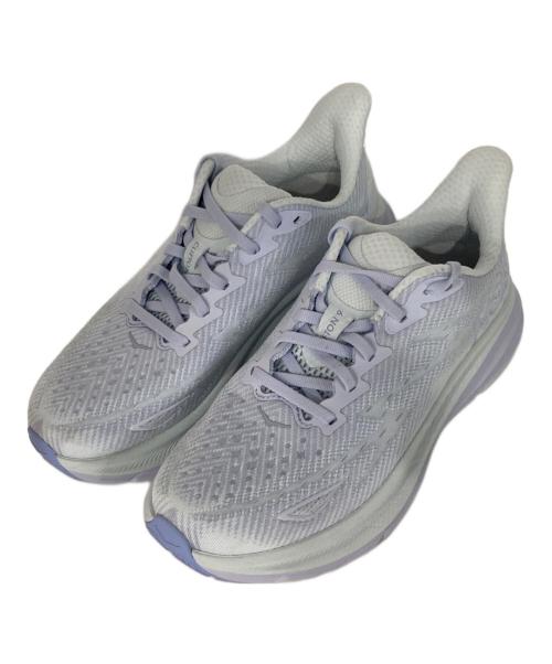 HOKA（ホカ）HOKA (ホカ) W CLIFTON 9 ライトグレー サイズ:24.0の古着・服飾アイテム