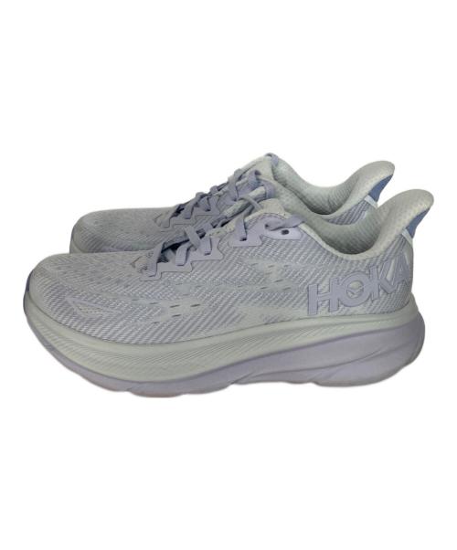 HOKA（ホカ）HOKA (ホカ) W CLIFTON 9 ライトグレー サイズ:24.0の古着・服飾アイテム