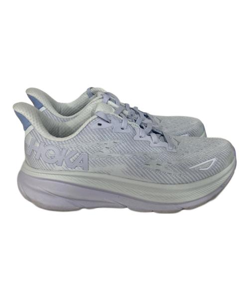 HOKA（ホカ）HOKA (ホカ) W CLIFTON 9 ライトグレー サイズ:24.0の古着・服飾アイテム
