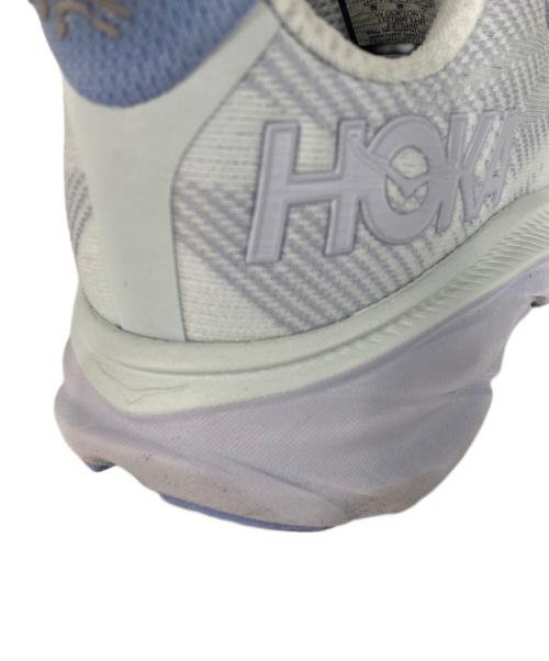 HOKA（ホカ）HOKA (ホカ) W CLIFTON 9 ライトグレー サイズ:24.0の古着・服飾アイテム