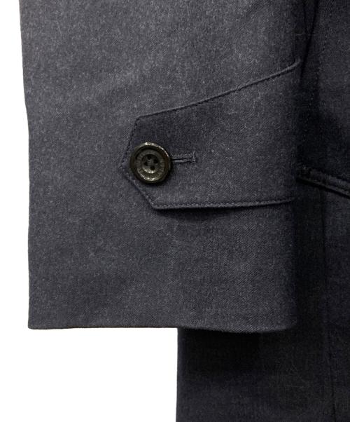 Aquascutum（アクアスキュータム）Aquascutum (アクアスキュータム) AQ NIGEL バルカラーウールコート ネイビー サイズ:表記無しの古着・服飾アイテム