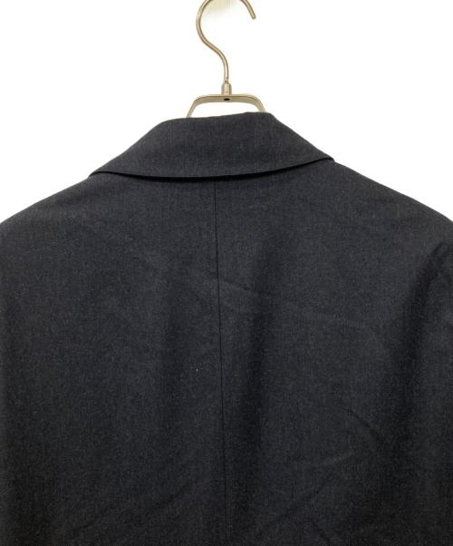 Aquascutum（アクアスキュータム）Aquascutum (アクアスキュータム) AQ NIGEL バルカラーウールコート ネイビー サイズ:表記無しの古着・服飾アイテム