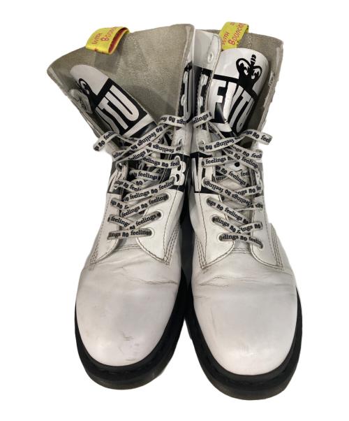 Dr.Martens（ドクターマーチン）Dr.Martens (ドクターマーチン) Sex PISTOLS (セックスピストルズ) 1490 10ホールブーツ セックス・ピストルズ ホワイト サイズ:UK9の古着・服飾アイテム