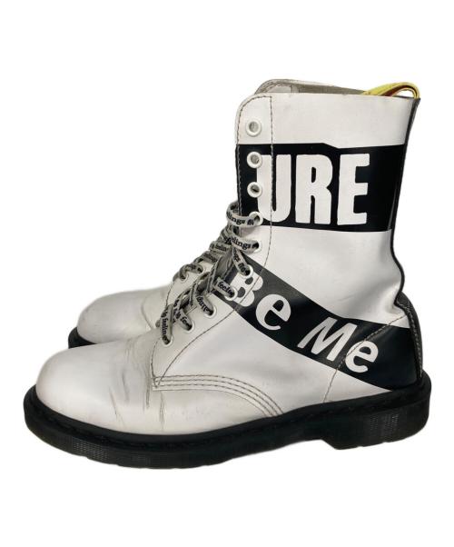 Dr.Martens（ドクターマーチン）Dr.Martens (ドクターマーチン) Sex PISTOLS (セックスピストルズ) 1490 10ホールブーツ セックス・ピストルズ ホワイト サイズ:UK9の古着・服飾アイテム