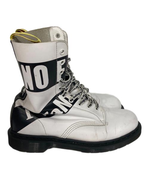 Dr.Martens（ドクターマーチン）Dr.Martens (ドクターマーチン) Sex PISTOLS (セックスピストルズ) 1490 10ホールブーツ セックス・ピストルズ ホワイト サイズ:UK9の古着・服飾アイテム