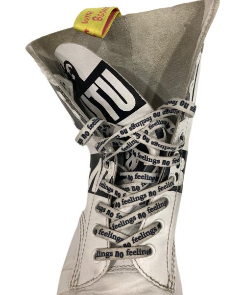 Dr.Martens（ドクターマーチン）Dr.Martens (ドクターマーチン) Sex PISTOLS (セックスピストルズ) 1490 10ホールブーツ セックス・ピストルズ ホワイト サイズ:UK9の古着・服飾アイテム