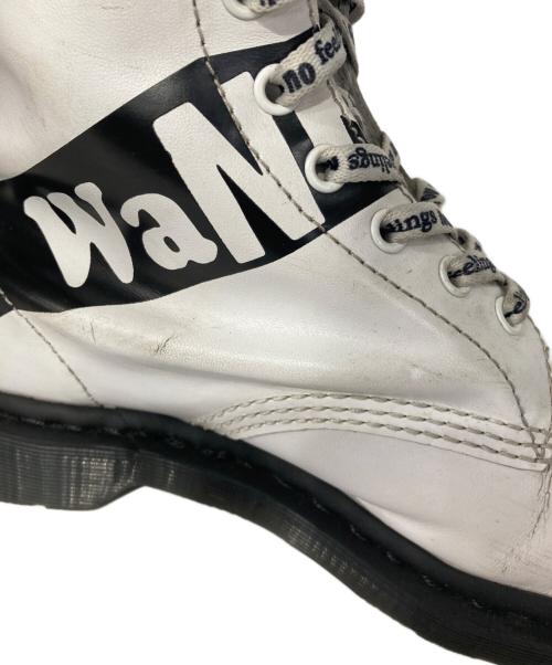 Dr.Martens（ドクターマーチン）Dr.Martens (ドクターマーチン) Sex PISTOLS (セックスピストルズ) 1490 10ホールブーツ セックス・ピストルズ ホワイト サイズ:UK9の古着・服飾アイテム