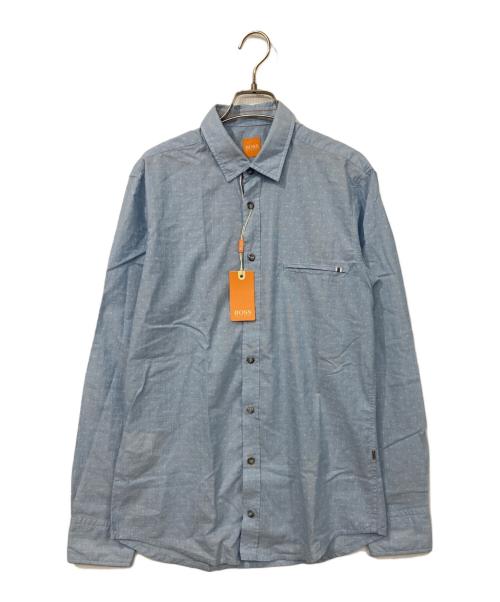 HUGO BOSS（ヒューゴ ボス）HUGO BOSS (ヒューゴ ボス) シャツ ブルー サイズ:S 未使用品の古着・服飾アイテム