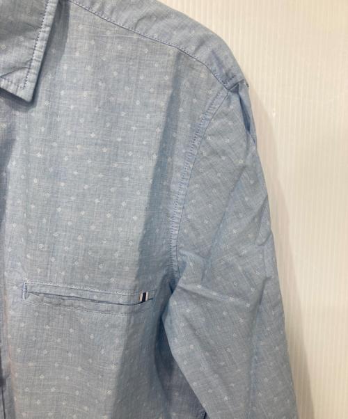 HUGO BOSS（ヒューゴ ボス）HUGO BOSS (ヒューゴ ボス) シャツ ブルー サイズ:S 未使用品の古着・服飾アイテム