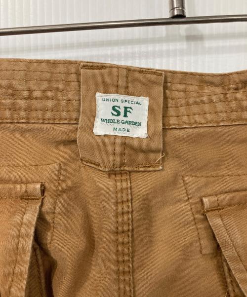 SASSAFRAS（ササフラス）SASSAFRAS (ササフラス) ワークパンツ ブラウン サイズ:Mの古着・服飾アイテム
