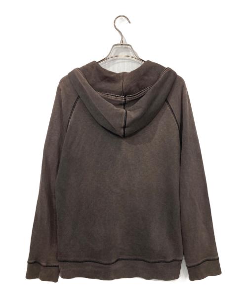 Acne（アクネ）Acne (アクネ) 裏サーマルジップパーカー ブラウン サイズ:Sの古着・服飾アイテム