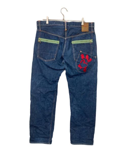 EVISU SIOTANI BROTHERS（エヴィス シオタニブラザーズ）EVISU SIOTANI BROTHERS (エヴィス シオタニブラザーズ) 9055 Philip Goss デニムパンツ インディゴ サイズ:36の古着・服飾アイテム