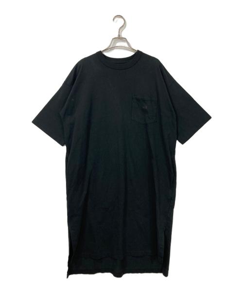 THE NORTHFACE PURPLELABEL（ザ・ノースフェイス パープルレーベル）THE NORTHFACE PURPLELABEL (ザ・ノースフェイス パープルレーベル) H/S Crew Neck Dress ブラック サイズ:WSの古着・服飾アイテム