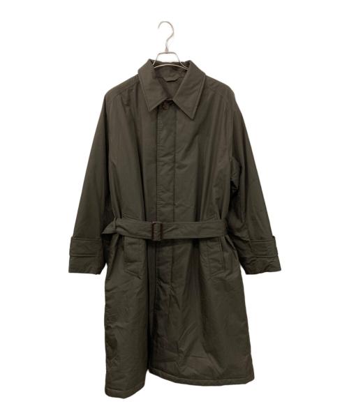 UNIQLO（ユニクロ）UNIQLO (ユニクロ) パデッドステンカラーコート オリーブ サイズ:Lの古着・服飾アイテム