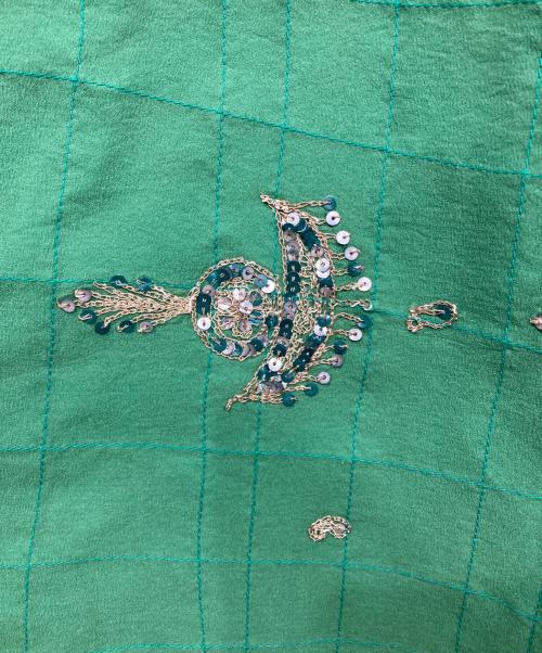 COMME des GARCONS JUNYA WATANABE MAN（コム デ ギャルソン ジュンヤ ワタナベ マン）COMME des GARCONS JUNYA WATANABE MAN (コム デ ギャルソン ジュンヤ ワタナベ マン) スパンコールTシャツ グリーン サイズ:Lの古着・服飾アイテム