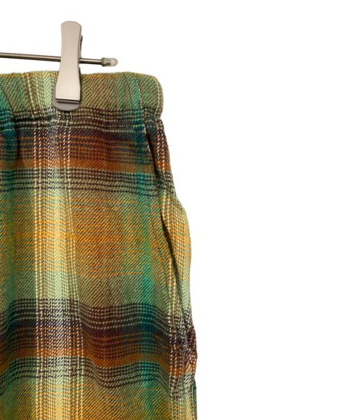 South2 West8（サウスツー ウエストエイト）south2 west8 (サウスツー ウエストエイト) コットンオンブレチェックイージーパンツ イエロー×グリーン サイズ:Lの古着・服飾アイテム