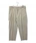 STEVEN ALAN（スティーブンアラン）の古着「P/R/PU OX 2PLEATED PANTS」｜ベージュ