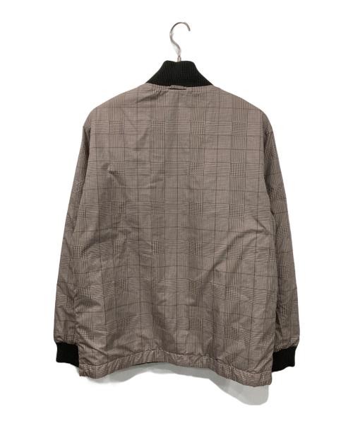 LACOSTE（ラコステ）LACOSTE (ラコステ) 襟ニットリバーシブルキルティングジャケット ブラウン サイズ:52の古着・服飾アイテム