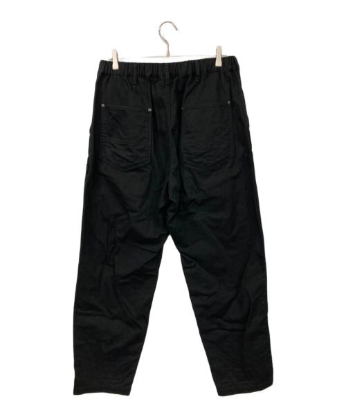 BLACK Scandal Yohji Yamamoto（ブラックスキャンダルヨウジヤマモト）BLACK Scandal Yohji Yamamoto (ブラックスキャンダルヨウジヤマモト) BSカツラギ ウェストゴム紐ワークパンツ ブラック サイズ:2の古着・服飾アイテム