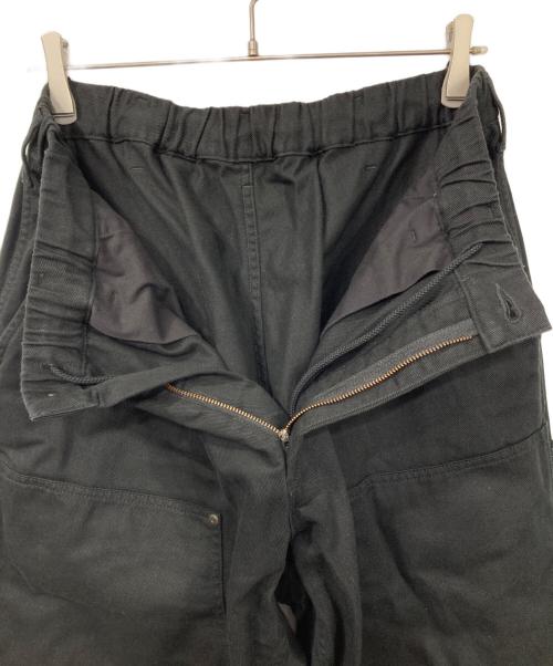 BLACK Scandal Yohji Yamamoto（ブラックスキャンダルヨウジヤマモト）BLACK Scandal Yohji Yamamoto (ブラックスキャンダルヨウジヤマモト) BSカツラギ ウェストゴム紐ワークパンツ ブラック サイズ:2の古着・服飾アイテム