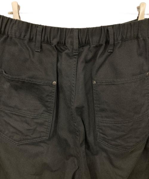 BLACK Scandal Yohji Yamamoto（ブラックスキャンダルヨウジヤマモト）BLACK Scandal Yohji Yamamoto (ブラックスキャンダルヨウジヤマモト) BSカツラギ ウェストゴム紐ワークパンツ ブラック サイズ:2の古着・服飾アイテム