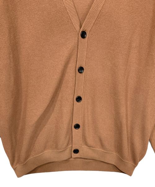 BEAUTY&YOUTH（ビューティーアンドユース）BEAUTY&YOUTH (ビューティーアンドユース) ドロップ ミラノ Vネック カーディガン ブラウン サイズ:XLの古着・服飾アイテム