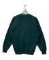 green label relaxing (グリーンレーベルリラクシング) ポリエステル ウール ミラノリブ Vネック カーディガン グリーン サイズ:XL：5000円