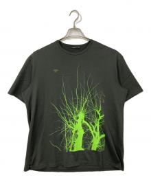 LAD MUSICIAN（ラッドミュージシャン）の古着「ABNORMAL AD RECORDS Tシャツ」｜カーキ