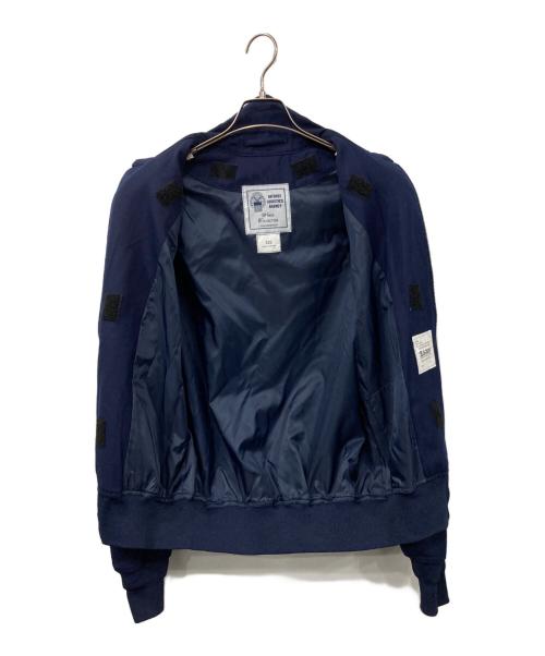 U.S.AIR FORCE（ユーエスエアフォース）U.S.AIR FORCE (ユーエスエアフォース) ライナー付フライトジャケット ネイビー サイズ:42Sの古着・服飾アイテム
