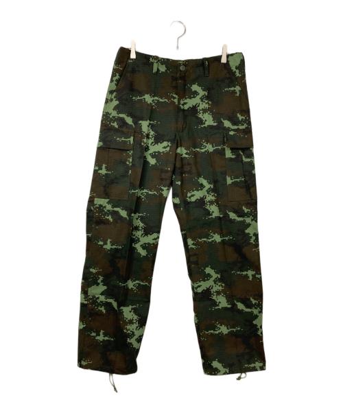 US ARMY（ユーエスアーミー）US ARMY (ユーエスアーミー) デジカモカーゴパンツ カーキ サイズ:LARGEの古着・服飾アイテム