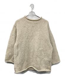 Mcmachan Woolen（マクマーンウーレン）の古着「ボトルネックニット」｜ベージュ