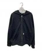Carhartt WIPカーハート ワーク イン プログレス）の古着「Hooded Square Label Jacket」｜ブラック