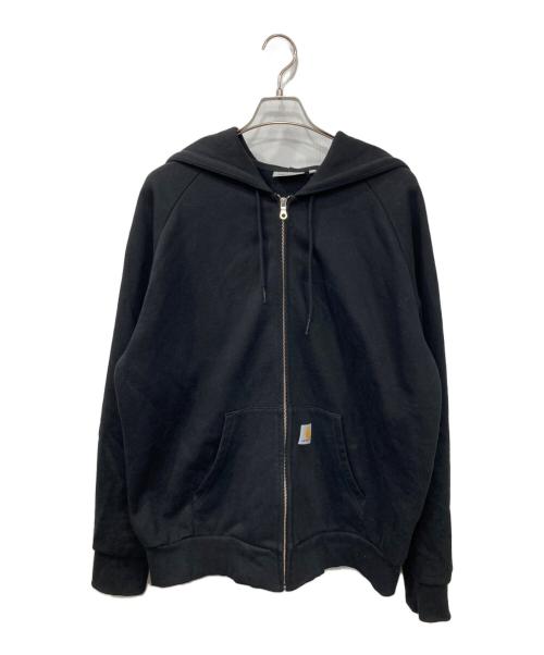Carhartt WIP（カーハート ワーク イン プログレス）CARHARTT WIP (カーハート ワーク イン プログレス) Hooded Square Label Jacket ブラック サイズ:Lの古着・服飾アイテム