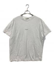 Acne studios（アクネ ストゥディオズ）の古着「ロゴプリントTシャツ」｜ホワイト
