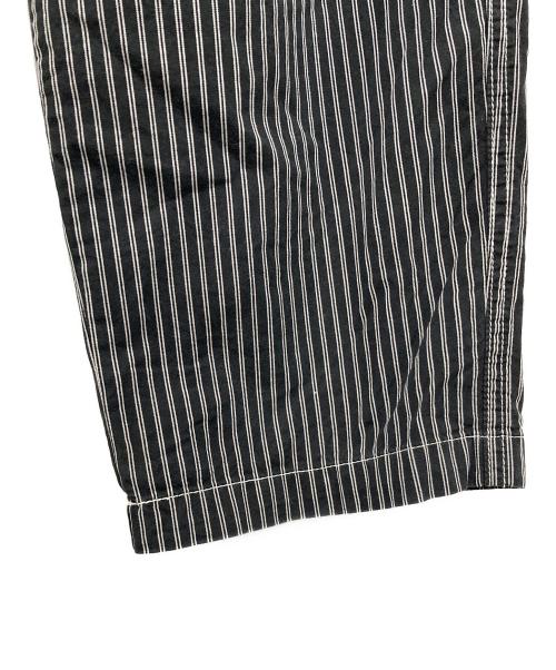 stussy（ステューシー）stussy (ステューシー) Brushed Cotton Relaxed Pant ブラック×ホワイト サイズ:Mの古着・服飾アイテム