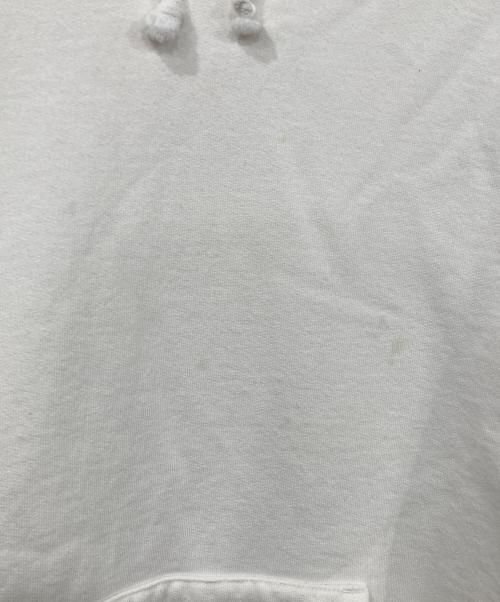 SUPREME（シュプリーム）Supreme (シュプリーム) 21SS big Logo Hooded Sweatshirt ホワイト×レッド サイズ:Mの古着・服飾アイテム