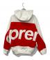 Supreme (シュプリーム) 21SS big Logo Hooded Sweatshirt ホワイト×レッド サイズ:M：13000円