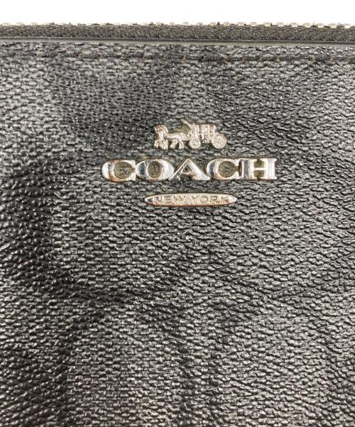 COACH（コーチ）COACH (コーチ) ロング ジップ アラウンド ウォレット ブラックの古着・服飾アイテム