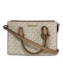 MICHAEL KORS（マイケル・コース）の古着「SHEILA センタージップ サッチェル スモール」｜ベージュ