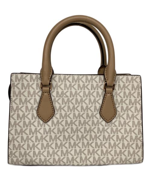 MICHAEL KORS（マイケル・コース）MICHAEL KORS (マイケル・コース) SHEILA センタージップ サッチェル スモール ベージュの古着・服飾アイテム