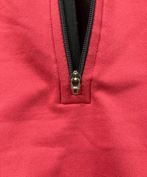 RLX RALPH LAUREN（アールエルエックスラルフローレン）RLX RALPH LAUREN (アールエルエックスラルフローレン) ハーフジップスウェット レッド サイズ:Lの古着・服飾アイテム
