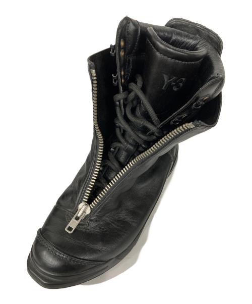 Y-3（ワイスリー）Y-3 (ワイスリー) センタージップブーツ ブラック サイズ:27.0の古着・服飾アイテム
