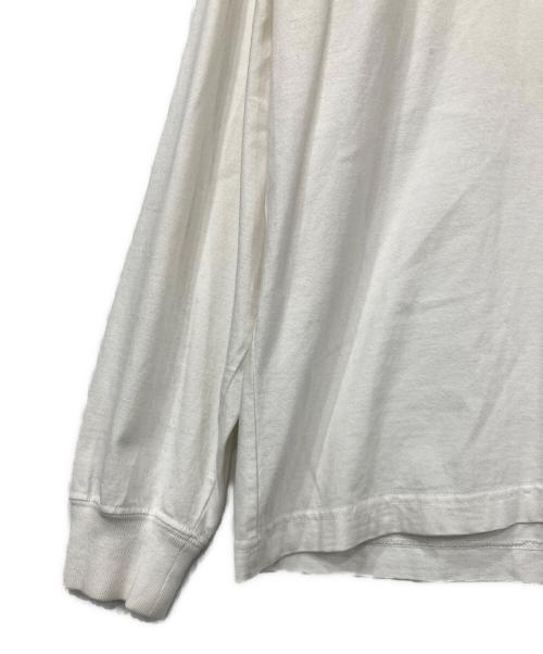 NEIGHBORHOOD（ネイバーフッド）NEIGHBORHOOD (ネイバーフッド) ワンポイント長袖Tシャツ ホワイト サイズ:Lの古着・服飾アイテム
