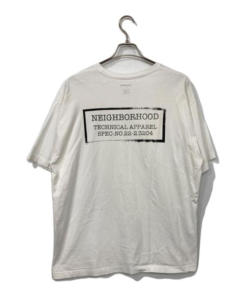 NEIGHBORHOOD（ネイバーフッド）NEIGHBORHOOD (ネイバーフッド) ワンポイントTシャツ ホワイト サイズ:Lの古着・服飾アイテム